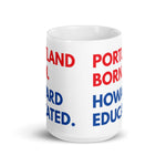 Portland Born Howard White Glossy Mug