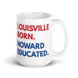 Louisville Born Howard White Glossy Mug