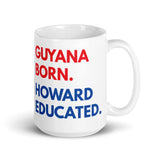 Guyana Born Howard White Glossy Mug