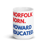 Norfolk Born Howard White Glossy Mug