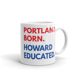 Portland Born Howard White Glossy Mug