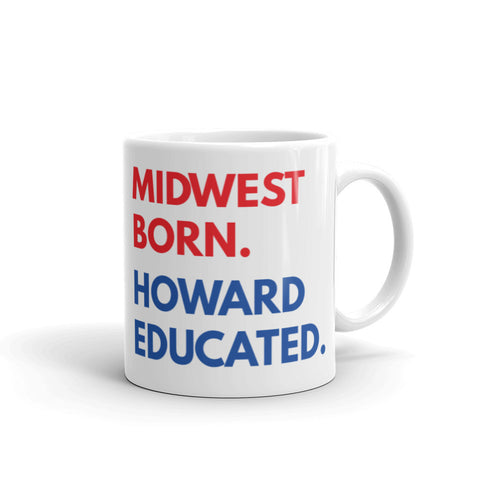 Midwest Born Howard White Glossy Mug