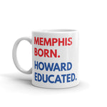 Memphis Born Howard White Glossy Mug.