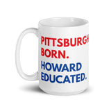 Pittsburgh Born Howard White Glossy Mug