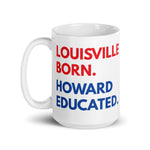 Louisville Born Howard White Glossy Mug