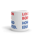 London Born Howard White Glossy Mug