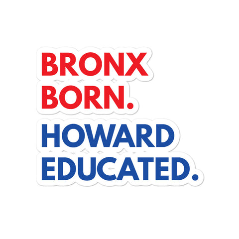 Bronx Born Howard Kiss Cut Stickers