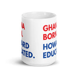 Ghana Born Howard White Glossy Mug