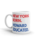 New York Born Howard White Glossy Mug