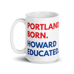 Portland Born Howard White Glossy Mug