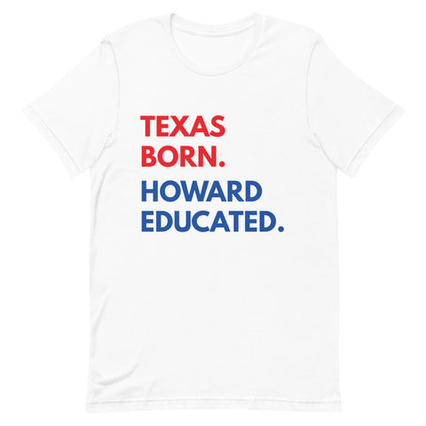 Texas Born Howard Short Sleeve Unisex Tee