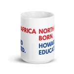 North Africa Born Howard White Glossy Mug