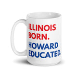 Illinois Born Howard White Glossy Mug