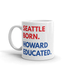 Seattle Born Howard White Glossy Mug