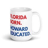 Florida Born Howard White Glossy Mug