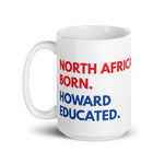 North Africa Born Howard White Glossy Mug