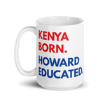 Kenya Born Howard White Glossy Mug