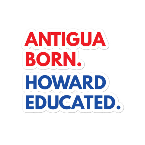 Antigua Born Howard Kiss Cut Stickers