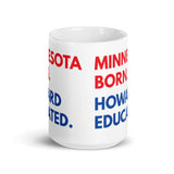 Minnesota Born Howard White Glossy Mug