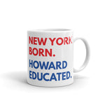 New York Born Howard White Glossy Mug