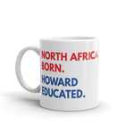 North Africa Born Howard White Glossy Mug