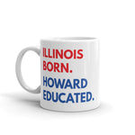 Illinois Born Howard White Glossy Mug