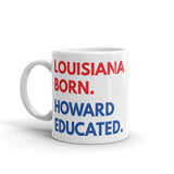 Louisiana Born Howard White Glossy Mug