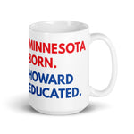 Minnesota Born Howard White Glossy Mug