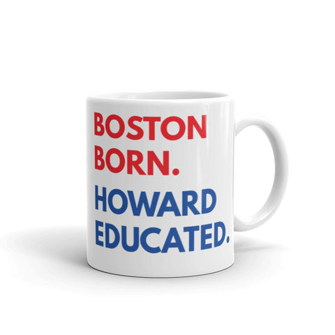 Boston Born Howard White Glossy Mug