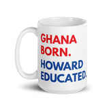 Ghana Born Howard White Glossy Mug