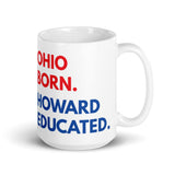 Ohio Born Howard White Glossy Mug