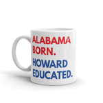 Alabama Born Howard White Glossy Mug