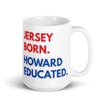 Jersey Born Howard White Glossy Mug