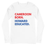 Cameroon Born Howard Long Sleeve Unisex Tee