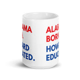 Alabama Born Howard White Glossy Mug