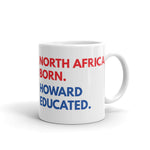 North Africa Born Howard White Glossy Mug