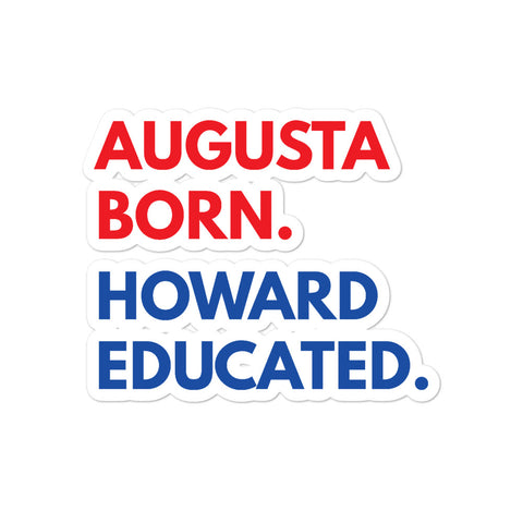 Augusta Born Howard Kiss Cut Stickers