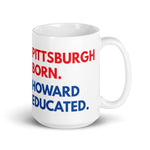 Pittsburgh Born Howard White Glossy Mug