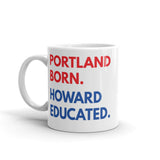 Portland Born Howard White Glossy Mug