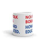 Norfolk Born Howard White Glossy Mug