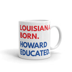 Louisiana Born Howard White Glossy Mug