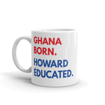 Ghana Born Howard White Glossy Mug