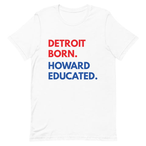 Detroit Born Howard Short Sleeve Unisex Tee