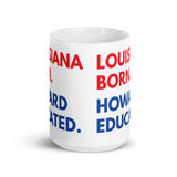 Louisiana Born Howard White Glossy Mug