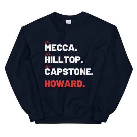 'Howard Is" Navy Unisex Sweatshirt