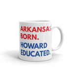 Arkansas Born Howard White Glossy Mug