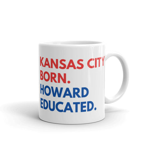 Kansas City Born Howard White Glossy Mug