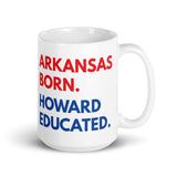 Arkansas Born Howard White Glossy Mug