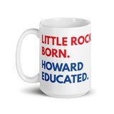 Little Rock Born Howard White Glossy Mug