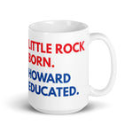 Little Rock Born Howard White Glossy Mug